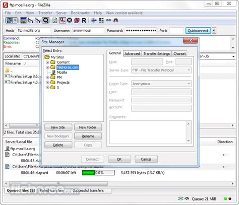 Download FileZilla Client 3.66.5 for Windows (64bit x86) The latest stable version of FileZilla Client is 3.66.5. Please select the file appropriate for your platform below.